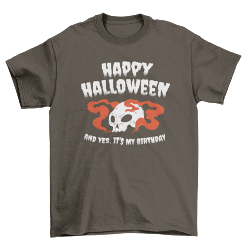 Spooky Birthday Halloween T-Shirt