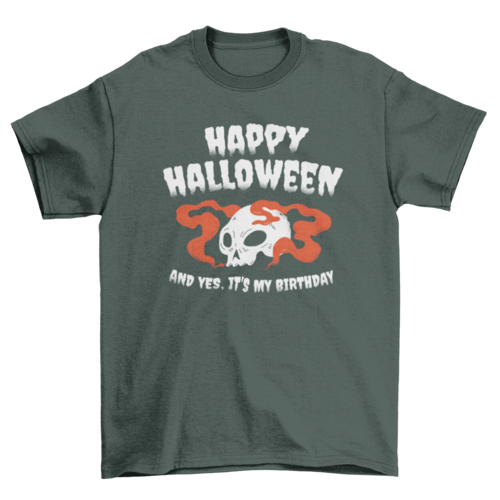 Spooky Birthday Halloween T-Shirt