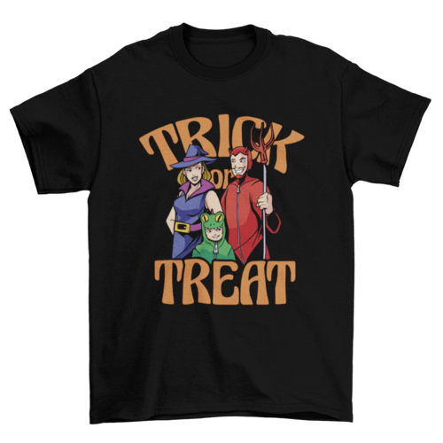Family Halloween Trick or Treat T-Shirt