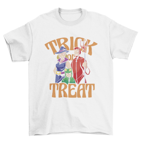 Family Halloween Trick or Treat T-Shirt