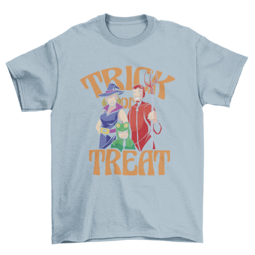 Family Halloween Trick or Treat T-Shirt